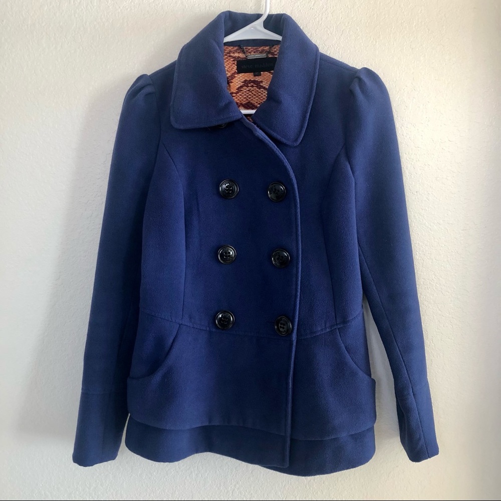 Steve Madden Blue Peacoat